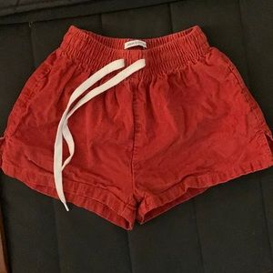 Urban Outfitters Red Corduroy XS/S shorts